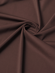 Микрофибра бельевая матовая эластичная с пич-эффектом шоколад