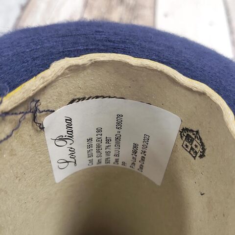 Стрейчевый кашемир LORO PIANA SUPERFLEX 2/80 синий