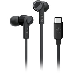 Наушники проводные Belkin Soundform Headphones with USB-C Connector, черный