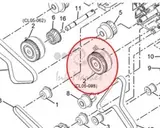 Xerox Clutch assy original 121K61150