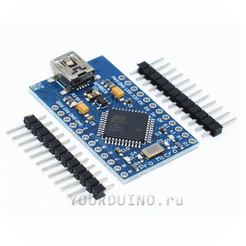 Pro Micro (Arduino совместимый контроллер, разъем miniUSB)