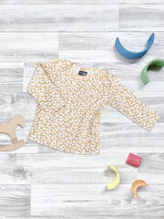 Футболка с длинным рукавом Mjölk Sand Leopard