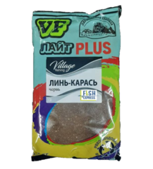 VF Линь-Карась червь Лайт Plus 0,9кг/10шт/уп цвет прикормки коричневый