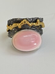 Пирит (серебряный кольцо)