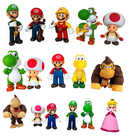 Супер Марио набор фигурок 12 см