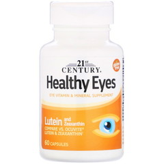 21st Century, Healthy Eyes, лютеин и зеаксантин, 60 капсул