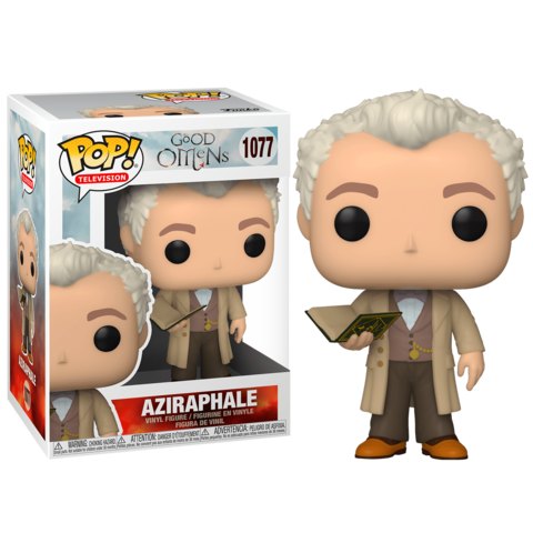 Фигурка Funko POP! Good Omens: Aziraphale with Book, арт. 49279