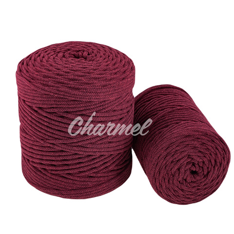 Bordeaux cotton cord 4 mm