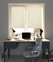 Горизонтальные жалюзи ПВХ Ваниль