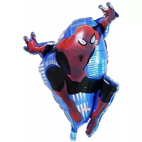 Фольгированный шар Человек паук в прыжке
