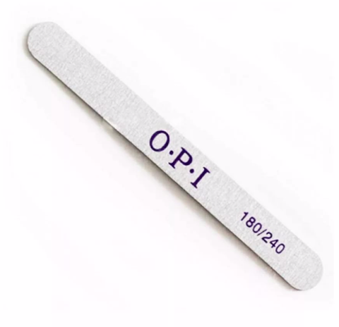 Пилка тонкая (деревянная основа) OPI прямая 180/240 грит
