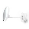 Decor Walther 0122350 Decor Walther Round Just Look WR Косметическое зеркало 21.5см на аккум., подвесное, увел. 5x, подсветка LED, цвет: белый матовый (Снято с пр-ва)