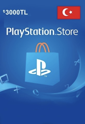 Playstation Store Турция: Карта оплаты 3000TL [Цифровой код доступа]