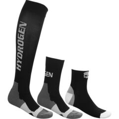 Носки теннисные Hydrogen Box Performance Socks 3P - black/grey