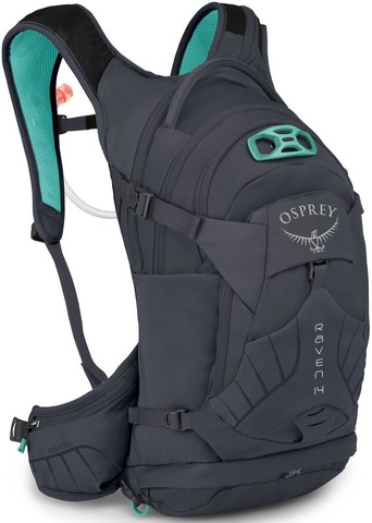 Картинка рюкзак велосипедный Osprey Raven 14 Lilac Grey - 1