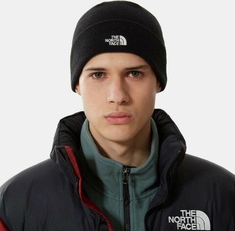 Картинка шапка The North Face Norm Shallow Black - 2