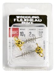 Груз-головки спираль LJ 3D BBS Series Wobbling Flexhead Pike 10г, цвет 002, 2шт.