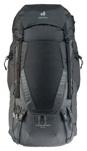 Картинка рюкзак туристический Deuter Futura Air Trek 50+10 black-graphite - 3