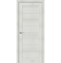 Купить Межкомнатная дверь экошпон Bravo-21 Bianco Veralinga глухая