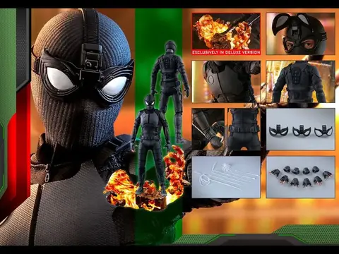 Фигурка Человек паук масштаб 1/6 Человек-паук Вдали от дома Hot Toys Deluxe Version