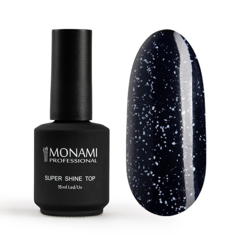 Monami Super Shine Top MARBLE Black S, 15 мл