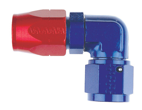 336-9006D Фитинг кованный угловой внутр. резьба, JIC/UNF 9/16 x 18, AL, синий, 90°, AN06 Goodridge