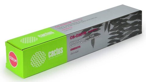 Картридж лазерный Cactus 44973542 CS-O301M 44973542 пурпурный (1500стр.) для Oki C301/321