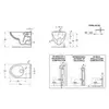 Унитаз с инсталляцией Roca Victoria Rimless 34639300Y+Geberit Duofix 111.300.00.5 безободковый+сиденье ZRU8013900