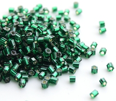Бисер Тохо Hexagon 11/0 0036 ярко-зеленый