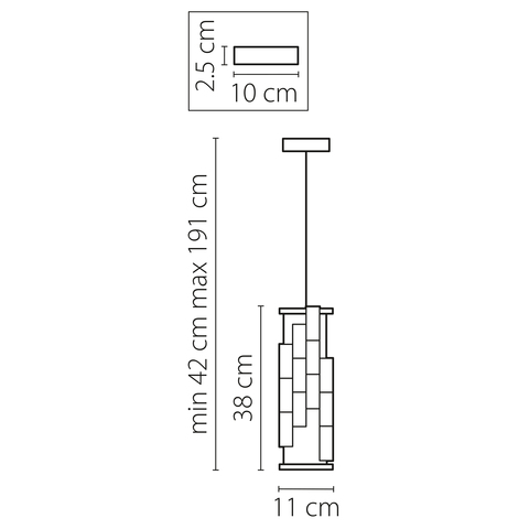 Подвесной светильник Limpio Lightstar Premium 722030