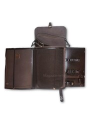 Купить полевую сумку - Магазин тельняшек.ру 8-800-700-93-18Планшет офицерский кожаный коричневый в Магазине тельняшек