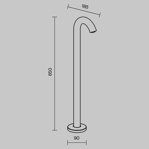 Ландшафтный светодиодный светильник Maytoni Lumi O476FL-L4GF3K