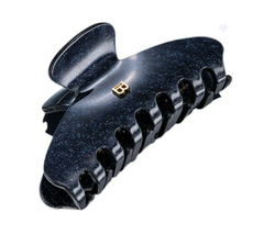 Balmain Hair Couture Заколка-краб M "Космический сапфир" Limited Edition Acetate Pince a Cheveux Medium Cosmic Sapphire