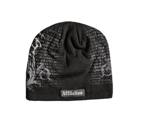 Affliction | Шапка двусторонняя мужская Collapse Reversible Beanie A28208 сзади