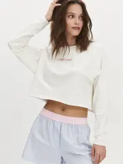 Лонгслив укороченный