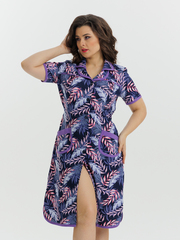 4572 Халат на пуговицах