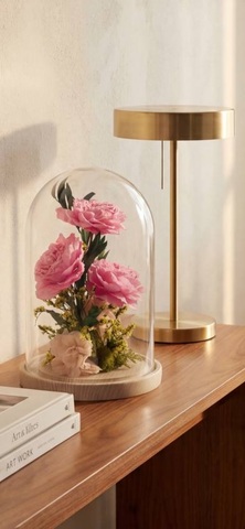 Роза в колбе «Розовый сад»