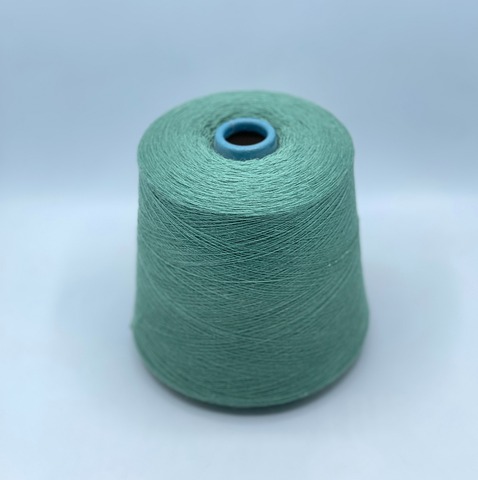 Бобинная пряжа, Lana/alpaca, 1500м. 70% Меринос, 25%Альпака, 5%Кашемир, Приглушенно-зеленый, 37603
