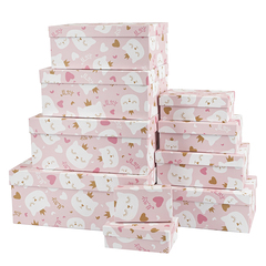 Коробка подарочная Котенок Принцесса 1 шт