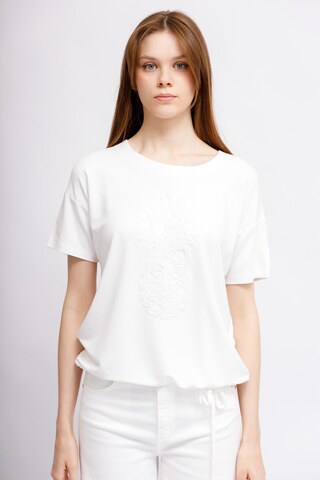 Bianca Футболка из вискозы с эластаном с отделкой пайетками