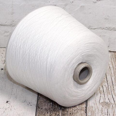 Стрейч-вискоза с мериносом Be.Mi.Va / LADY D 2/50 белый молочный