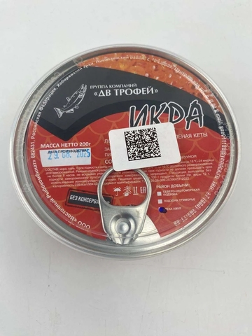 Икра кеты (путина 2024), 200 г