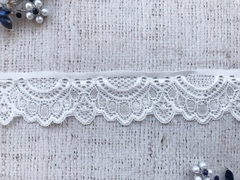 Кружево стрейч, ш. 3 см, молочный