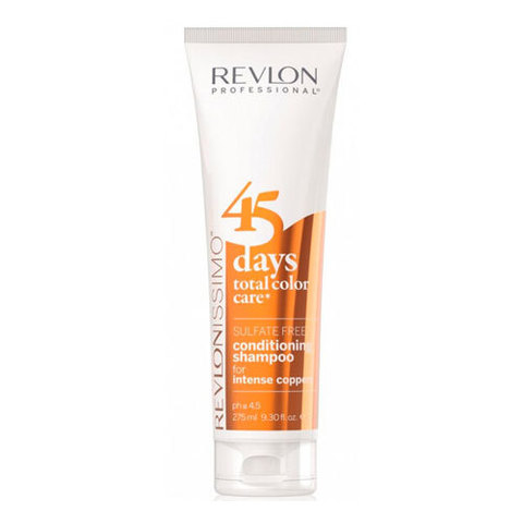 Revlon Professional Revlonissimo 45 Days Intense Copper Total Color Care 2 in 1 Shampoo & Conditioner - Шампунь-кондиционер без сульфатов для медных оттенков