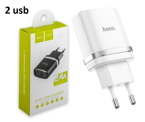 Зарядное устройство hoco. Quick Charge 3.0, 2 USB