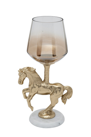Подсвечник декоративный 17х12х33см Garda Decor Horse