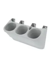 Фитомодуль настенный с системой прикорневого полива 2л×3 (59×25×27см) серый