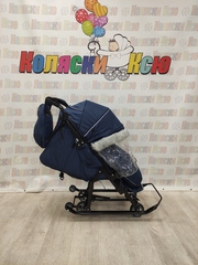 Санки-коляски Ника Детям 7-5SK темно-синий