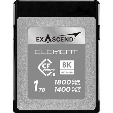 Карта памяти Exascend CFexpress B 1TB Element Series 1800/1400