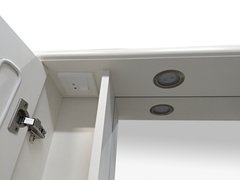 Зеркало со шкафчиком MISTY Лувр - 60 левое